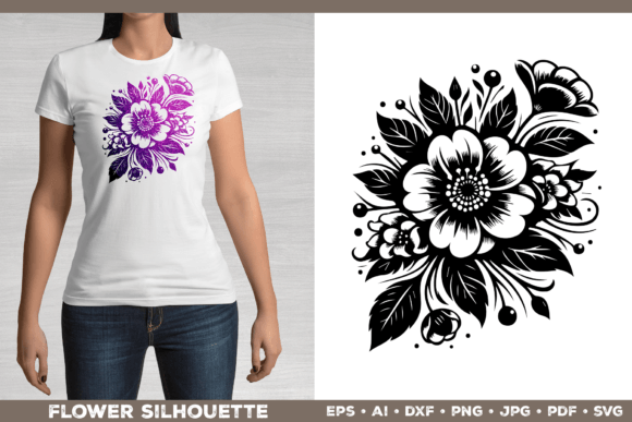 Download Flower Design SVG. Elegant Flower Design - Elegant flower design Collection