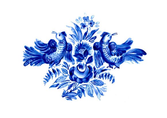 Download Floral Decor with Birds - Floral decor Collection