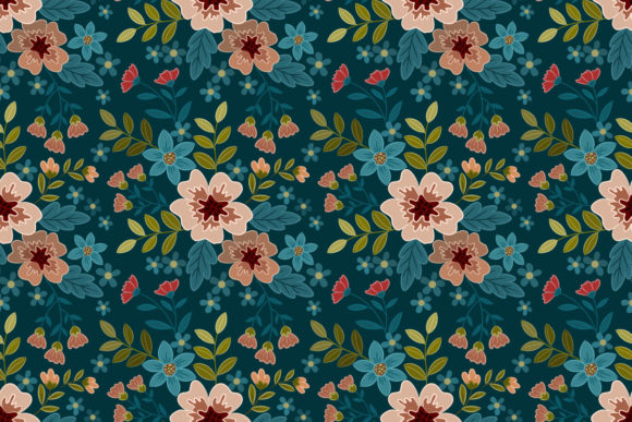 Download Elegant Flower Design Seamless Pattern. - Elegant flower design Collection